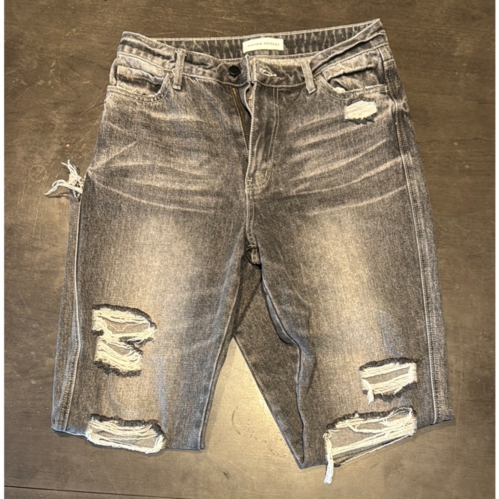 Flying Monkey Gray Cropped Ankle Pants